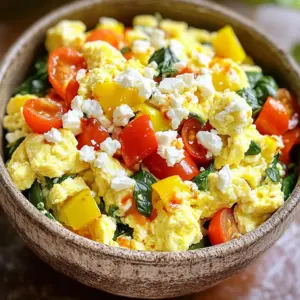 - 1 cup egg whites (about 8 large eggs) - 1/2 cup diced bell peppers (mixed colors) - 1/4 cup chopped green onions - 1/4 cup cherry tomatoes, halved - 1/4 cup spinach, chopped - 2 tablespoons feta cheese, crumbled - Salt and pepper to taste - 1 tablespoon olive oil - Optional: hot sauce for serving Egg whites are low in calories and high in protein. They help build and repair muscles. Bell peppers add vitamins A and C, which support your immune system. Green onions give you fiber and help with digestion. Cherry tomatoes pack antioxidants that keep your heart healthy. Spinach is rich in iron, which boosts energy levels. Feta cheese adds flavor and calcium for strong bones. You can play with flavors using various seasonings. Try garlic powder or smoked paprika for depth. A pinch of red pepper flakes can add some heat. Fresh herbs, like basil or parsley, brighten the dish. For extra protein, add cooked turkey or chicken. Don’t forget to drizzle hot sauce for a spicy kick! First, gather all your ingredients. You will need: - 1 cup egg whites (about 8 large eggs) - 1/2 cup diced bell peppers (mixed colors) - 1/4 cup chopped green onions - 1/4 cup halved cherry tomatoes - 1/4 cup chopped spinach - 2 tablespoons crumbled feta cheese - Salt and pepper to taste - 1 tablespoon olive oil - Optional: hot sauce for serving Chop your veggies before you start cooking. This makes it easy to add them quickly. 1. Heat the Pan: Start by heating a non-stick skillet over medium heat. Add the olive oil. Wait until it shimmers. 2. Sauté the Vegetables: Add the diced bell peppers first. Cook for about 2-3 minutes until they soften. Next, toss in the chopped spinach, green onions, and cherry tomatoes. Stir and cook for another 2 minutes. 3. Add the Egg Whites: Pour in the egg whites gently. Use a spatula to stir them with the veggies. Cook for 2-3 minutes. You want the egg whites to be fully cooked and slightly fluffy. 4. Season and Add Feta: Season with salt and pepper to taste. Sprinkle crumbled feta cheese on top. Let it warm for a minute. 5. Serve: Once done, transfer your scramble to a bowl. If you like some heat, drizzle hot sauce on top. To get the fluffiest egg whites, use fresh ones. Fresh egg whites whip better and hold air. - Whisk the egg whites gently before adding them to the pan. This helps create air pockets. - Avoid cooking them on high heat. Medium heat gives them time to fluff up without burning. - Stir slowly while cooking. Fast stirring can break down the bubbles you created. These tips will help you make a light and fluffy egg white scramble that’s both healthy and satisfying. Enjoy! You can keep your dish tasty while cutting calories. Use fresh herbs like basil or parsley for flavor. They add a nice taste without the extra calories. You can also use spices like paprika or garlic powder. These add depth to your meal without extra fat. Using a non-stick pan is key. It helps you use less oil. Just one tablespoon of olive oil is enough. This keeps your meal light and full of flavor. One common mistake is overcooking the egg whites. This can make them rubbery. Cook them just until they are fluffy. Stir gently to keep them light. Another mistake is using too much salt. Always start with a little. You can add more later if needed. Remember that feta cheese is salty, too. Don’t skip the veggies! They add color and nutrients. Leaving them out makes your meal bland and less healthy. You will need a non-stick skillet for easy cooking. A spatula helps you stir the egg whites without sticking. A sharp knife is great for chopping veggies. It makes prep faster and easier. Measure cups are handy for the egg whites and veggies. Accurate measurements help keep your dish balanced. Lastly, use a mixing bowl for the veggies. It keeps your workspace tidy while you cook. {{image_2}} You can make your Minute Egg White Scramble Bowl even better with fun veggies. Try adding: - Zucchini: Grate it for a nice texture. - Mushrooms: Slice them for a hearty bite. - Broccoli: Chop it small for a crunchy twist. These add-ins boost the flavor and make the dish colorful and fun! If you want more protein, add cooked turkey or chicken. This makes the meal heartier. Use: - Diced turkey breast: It’s lean and tasty. - Shredded chicken: This is easy to mix in. Both options work well. They keep you full longer and make your scramble more filling. Add herbs and spices to make your scramble pop! Some great options include: - Basil: Fresh or dried will bring a sweet flavor. - Cumin: This adds a warm spice. - Chili flakes: For those who like heat. Don’t be shy to mix and match. This is your bowl, and it should taste just how you like it! To store your Minute Egg White Scramble Bowl, let it cool first. Place the leftovers in an airtight container. This keeps them fresh. You can store the bowl in the fridge for up to three days. Label the container with the date to track freshness. When you’re ready to eat your leftovers, you can reheat them easily. Place the scramble in a microwave-safe bowl. Heat it for about one minute on high. Stir halfway through to ensure even heating. If you want, you can add a splash of water to keep it moist. If you want to save your scramble for later, freezing is a good option. First, let the dish cool completely. Then, divide it into single portions. Use freezer-safe bags or containers for storage. Make sure to remove as much air as possible to prevent freezer burn. You can freeze it for up to three months. When you're ready to eat, thaw it overnight in the fridge before reheating. Yes, you can use whole eggs in place of egg whites. Whole eggs will add more flavor and richness. They also bring in healthy fats. However, this will raise the calorie count. If you want to keep it light, stick with egg whites. If you don’t have feta cheese, try using goat cheese or cottage cheese. These cheeses provide a creamy texture. You can also use shredded mozzarella for a milder taste. Nutritional yeast is a great dairy-free option that adds a cheesy flavor. To keep your scramble from sticking, use a good non-stick skillet. Make sure to heat the pan and add olive oil before cooking. This creates a barrier and helps the eggs slide out easily. Stir gently while cooking to avoid any sticking. This blog post covered key ingredients and their benefits, along with cooking steps for fluffy egg whites. I shared tips for flavor, common mistakes, and recommended tools. We explored variations with different add-ins and storage tips for leftovers. In summary, cooking with egg whites can be easy and fun. You can create healthy meals that taste great. Try these methods and enjoy your tasty dishes!