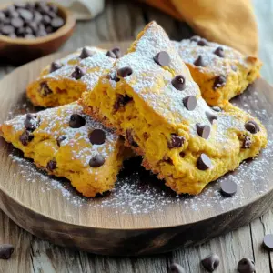 To make the best chocolate chip pumpkin scones, you need a few simple ingredients. Here’s what you will need: - 2 cups all-purpose flour - 1/2 cup brown sugar, packed - 1 tablespoon baking powder - 1/2 teaspoon baking soda - 1/2 teaspoon salt - 1 teaspoon ground cinnamon - 1/2 teaspoon ground nutmeg - 1/4 teaspoon ground ginger - 1/2 cup unsalted butter, cold and cubed - 1/2 cup pumpkin puree - 1/4 cup heavy cream - 1/2 teaspoon vanilla extract - 1/2 cup semi-sweet chocolate chips - Optional: 1 egg for egg wash Each ingredient plays a role in making the scones soft and tasty. The flour gives structure, while the brown sugar adds sweetness. Baking powder and baking soda help the scones rise. Spices like cinnamon, nutmeg, and ginger bring warmth and flavor, perfect for autumn. Cold butter makes the scones flaky, and pumpkin puree keeps them moist. Don't forget the chocolate chips! They add a sweet surprise in every bite. If you want a golden color on top, use the optional egg wash. With these ingredients, you are set for a delightful baking adventure. Preheat your oven to 400°F (200°C). This helps the scones bake evenly. While the oven heats, line a baking sheet with parchment paper. This prevents sticking and makes cleanup easy. In a large bowl, combine 2 cups of all-purpose flour, 1/2 cup of brown sugar, 1 tablespoon of baking powder, 1/2 teaspoon of baking soda, 1/2 teaspoon of salt, 1 teaspoon of ground cinnamon, 1/2 teaspoon of ground nutmeg, and 1/4 teaspoon of ground ginger. Whisk these dry ingredients until they are well mixed. This blend gives the scones their warm and cozy flavor. Next, add 1/2 cup of cold, cubed unsalted butter to the flour mixture. Use a pastry cutter or your fingers to mix the butter in. You want the mixture to look like coarse crumbs. This step is key for flaky scones. In a separate bowl, blend 1/2 cup of pumpkin puree, 1/4 cup of heavy cream, and 1/2 teaspoon of vanilla extract until smooth. This pumpkin mixture adds moisture and flavor. It also gives the scones their beautiful orange color. Now, pour the pumpkin mixture into the flour blend. Gently stir until just combined. Be careful not to overmix. Then, fold in 1/2 cup of semi-sweet chocolate chips. These will melt slightly and create chocolatey pockets in your scones. Turn the dough out onto a lightly floured surface. Knead it gently two or three times to form a cohesive dough. Pat the dough into a circle about 1 inch thick. Cut the dough into 8 wedges. Place them on the prepared baking sheet. If you want, brush the tops with a beaten egg for a golden finish. Bake in the preheated oven for 15-20 minutes. The scones are done when they are golden brown and a toothpick comes out clean. Enjoy the smell of autumn filling your kitchen! To get light and fluffy scones, avoid overmixing the dough. When you mix, do it gently. You want the dough to stay tender. Overmixing makes the scones tough, which is not what we want. Mix until just combined, and fold in the chocolate chips carefully. For shiny and golden-brown scones, use an egg wash. This is simple! Just beat one egg and brush it over the tops of the scones before baking. It helps them look nice and gives a great flavor too. Serve your scones warm for the best taste. A light dusting of powdered sugar makes them look fancy. You can also put some chocolate chips on the side for extra sweetness. This makes them a fun treat for friends and family! {{image_2}} You can change the flavor by adding more spices. Try cloves or allspice for a deeper taste. These spices pair well with pumpkin. They add warmth and richness to the scones. A little goes a long way, so start with a pinch. You can always add more if you want a stronger flavor. If you love chocolate, switch it up! Use white chocolate chips or dark chocolate instead of semi-sweet. Each type gives a unique taste to the scones. White chocolate adds a creamy sweetness, while dark chocolate brings a rich, bold flavor. Experiment with what you like best. For a gluten-free version, swap all-purpose flour with a gluten-free flour blend. This change keeps the texture light and fluffy. Many blends work well, so choose one that fits your needs. Just remember to check the package for the right measurements. Enjoy your tasty scones without worries! Keep your chocolate chip pumpkin scones in an airtight container. They stay fresh at room temperature for up to 3 days. This way, you can enjoy them for breakfast or a snack without losing flavor. To enjoy these scones later, freeze them in a zip-top bag. They can last for up to 2 months in the freezer. This method is perfect for meal prep or when you want a quick treat. When you want to eat a scone, warm it in the oven. Set the oven to 350°F (175°C). Heat for about 5 to 10 minutes. This restores their fresh-baked taste and soft texture. Enjoy them warm for the best experience! Yes, but make sure to cook and puree it properly beforehand. Fresh pumpkin can add a great taste. Just peel, chop, and steam the pumpkin until soft. Then, blend it until smooth. This will give your scones a fresh flavor. You can use whole milk or a dairy-free alternative for a lighter version. Whole milk will work fine, but it may make the scones a bit less rich. For a dairy-free option, try almond milk or coconut cream. Both can add unique flavors. Prepare the dough, shape it, and freeze the unbaked scones for later baking. This way, you can bake them fresh whenever you want. Just place the shaped scones on a baking sheet and freeze until solid. Then, store them in a zip-top bag. When ready to bake, add a few extra minutes to the baking time. Now you have a simple guide to make delicious pumpkin scones. Start with quality ingredients and follow the steps closely. Remember, avoid overmixing for fluffy scones. You can add your own twist with spices or chocolate. Store them well to enjoy later. Baking should be fun and rewarding. Enjoy your scones, and share them with friends or family for a tasty treat!