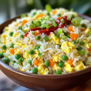 To make Minute Chili Crisp Egg Fried Rice, you need a few key ingredients: - 2 cups cooked jasmine rice (preferably day-old) - 2 large eggs - 2 tablespoons chili crisp sauce - 1 tablespoon soy sauce - 1 tablespoon sesame oil - 1 small onion, finely chopped - 2 cloves garlic, minced - 1 small carrot, diced - 1/2 cup frozen peas - Salt and pepper to taste Day-old rice works best. It has a firmer texture, and it fries well. Fresh rice tends to be too sticky. The chili crisp sauce adds a spicy crunch that makes this dish special. Use good-quality soy sauce for extra flavor. Sesame oil gives the fried rice a nutty taste. For a pop of color and taste, consider these optional garnishes: - 2 green onions, sliced - Lime wedges Green onions add freshness. Lime wedges bring a zesty kick. You can drizzle extra chili crisp on top for more heat. I recommend using jasmine rice, but you can also try these: - Long-grain rice - Basmati rice - Brown rice Each type has its own taste and texture. Jasmine rice gives a fragrant aroma. Long-grain rice keeps grains separate. Brown rice offers a nutty flavor and is more nutritious. Choose what you like best! First, gather your ingredients. You will need: - 2 cups cooked jasmine rice (preferably day-old) - 2 large eggs - 2 tablespoons chili crisp sauce - 1 tablespoon soy sauce - 1 tablespoon sesame oil - 1 small onion, finely chopped - 2 cloves garlic, minced - 1 small carrot, diced - 1/2 cup frozen peas - 2 green onions, sliced (for garnish) - Salt and pepper to taste Using day-old rice gives the best texture. Fresh rice can be too sticky. If you need to cook rice now, spread it out to cool quickly. Next, heat a teaspoon of sesame oil in a large skillet or wok over medium heat. Crack the eggs into the pan. Scramble them until just set. This step takes about a minute. Once cooked, remove the eggs from the pan and set them aside. In the same skillet, add the rest of the sesame oil. Toss in the chopped onion and minced garlic. Sauté for about 2 minutes until they smell nice. Then, add the diced carrots and frozen peas. Cook for another 2 to 3 minutes until the veggies soften. Now, add the cold rice to the skillet. Break up any clumps with a spatula. Stir-fry the rice for about 2 minutes. This step helps the rice get some color. Pour in the soy sauce and chili crisp sauce. Mix everything well to spread the flavors. Add the scrambled eggs back into the pan. Season with salt and pepper to taste. Remove the pan from heat and transfer the fried rice to serving plates. For a lovely touch, garnish with sliced green onions on top. You can drizzle some extra chili crisp sauce for more flavor. Serve with lime wedges on the side for a zesty kick! For fried rice, jasmine rice is best. It has a lovely aroma and soft texture. Day-old rice works best because it dries out. This helps the rice fry better and not clump. If you use fresh rice, let it cool first. Spread it on a tray to dry for a bit. Scrambled eggs add creaminess to the dish. Heat a bit of sesame oil in your pan. Crack the eggs in and stir gently. Cook until they are just set, not too dry. Remove them from the pan for now. This way, they stay soft and fluffy. Chili crisp adds a nice kick. Start with one tablespoon if you like mild heat. You can always add more later. Stir it well into the rice so it spreads evenly. If you want more spice, add a bit more at the end. Just remember to taste as you go! You can make this fried rice a full meal. Add veggies like bell peppers or broccoli for more color. You can also include proteins like chicken or shrimp. Tofu is a great choice for a veggie option. Just make sure to cook your add-ins before mixing them in. {{image_2}} You can make a tasty vegetarian version of this dish. Simply leave out the eggs. Instead, use tofu. Cut firm tofu into cubes and sauté until golden. Add it to the rice for protein. You can also add more veggies, like bell peppers or zucchini. This will give your fried rice more color and texture. For extra protein, try adding chicken or shrimp. If you choose chicken, use cooked, diced chicken breast. For shrimp, toss in peeled shrimp until they turn pink. To keep it vegetarian, stick with tofu. Each option brings its flavor and heartiness. Just remember to cook the protein first, then add it back in with the rice. While chili crisp is great, you can mix it up. Try hoisin sauce for sweetness or oyster sauce for umami. You can also use sriracha for more heat. These sauces can add different layers of flavor. Experiment to find what you like best. Each sauce can change the dish’s taste in a fun way. Leftover Minute Chili Crisp Egg Fried Rice is easy to store. First, let the rice cool to room temperature. Then, transfer it to an airtight container. This helps keep it fresh. You can store it in the fridge for up to three days. Reheating fried rice can be tricky. To keep it fluffy, add a splash of water before microwaving. Cover the dish with a damp paper towel. This traps steam and helps the rice stay moist. Heat in short bursts, stirring often. If you use a skillet, add a little oil and stir-fry over medium heat. This brings back the crispy texture. You can freeze leftover fried rice, too. Portion it into freezer-safe bags or containers. Be sure to remove as much air as possible. Label the bags with the date. Frozen fried rice can last for up to three months. When you are ready to eat it, thaw it in the fridge overnight before reheating. You can use fresh rice, but it may not fry well. Day-old rice dries out a bit. This helps it hold its shape and texture. Fresh rice can be too soft and sticky. If you must use fresh rice, spread it out on a tray to cool. Let it sit for at least 30 minutes. Chili crisp is a spicy oil made with chili peppers and crunchy bits. It has a rich flavor with textures from garlic, onions, and spices. Regular chili sauce is smooth and often less complex. Chili crisp adds heat along with a crunch that makes dishes pop. It’s great for adding depth to fried rice. To reduce the spice, cut back on chili crisp sauce. You can also add more rice to balance the heat. Another option is to use a milder sauce, like sweet soy sauce. Adding extra veggies, such as carrots or peas, can also help tone down the spice. Yes, you can prep it in advance. Cook the rice and store it in the fridge. You can also chop the veggies ahead of time. When ready to eat, quickly stir-fry everything together. This keeps the flavors fresh and bright. Fried rice pairs well with many side dishes. You can serve it with spring rolls for crunch. A simple cucumber salad adds freshness. You might also enjoy it with grilled chicken or steamed dumplings. These sides complement the flavors of the fried rice nicely. In this post, I shared how to make Minute Chili Crisp Egg Fried Rice. We covered key ingredients, cooking steps, and tips for spice and texture. I included simple variations and storage advice. This dish is quick, tasty, and easy to customize. You can enjoy it as a meal or a side. I hope you try it and have fun in your kitchen!