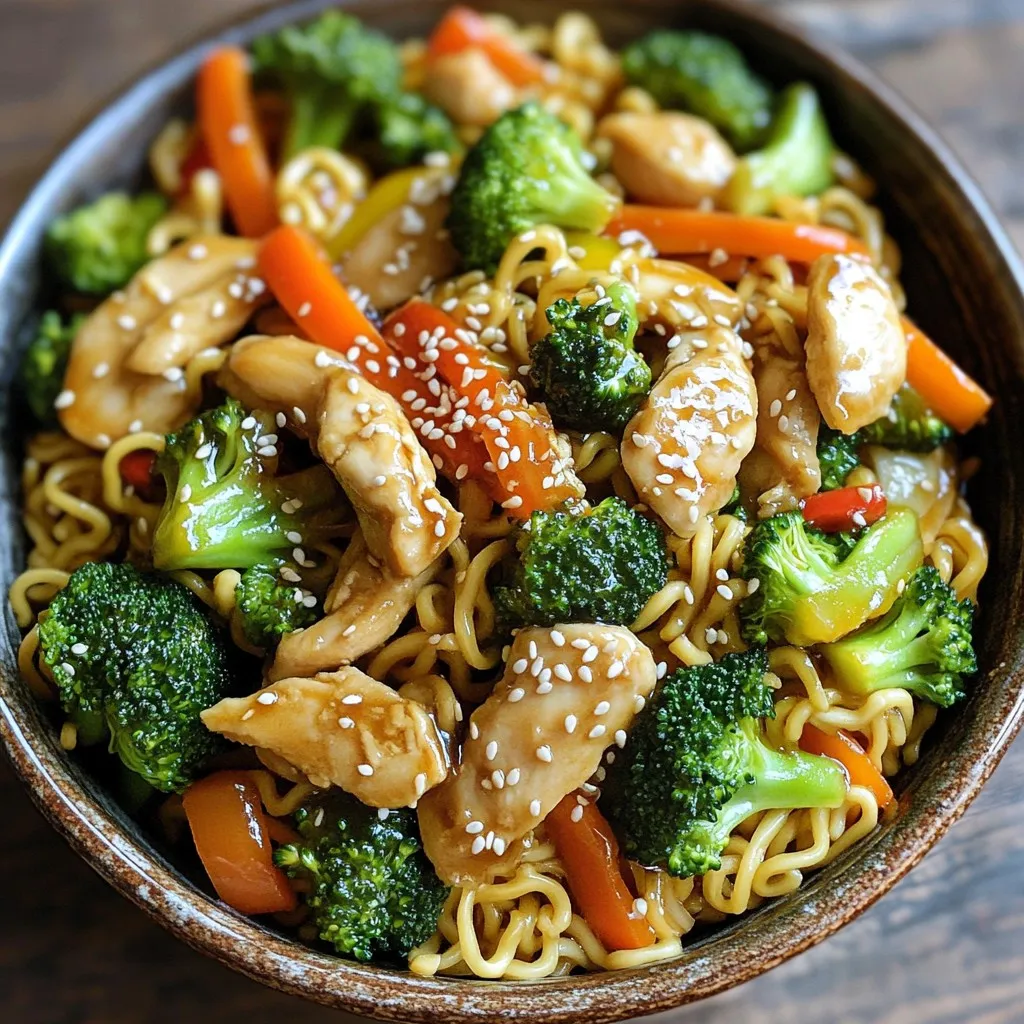 Chicken Ramen Stir Fry Quick and Flavorful Meal