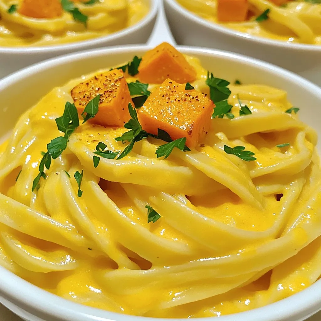 Creamy Butternut Squash Alfredo Pasta Delight