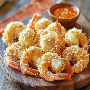 For this tasty dish, you need: - 1 lb large shrimp, peeled and deveined - 1 cup shredded coconut (sweetened or unsweetened) - 1 cup panko breadcrumbs - 1/2 cup all-purpose flour - 2 large eggs - 1 teaspoon garlic powder - 1 teaspoon onion powder - 1/2 teaspoon paprika - Salt and pepper to taste - Coconut oil spray or regular cooking spray These ingredients come together to create a crunchy and flavorful coconut shrimp. You can add some fun extras to boost the flavor: - 1 teaspoon cayenne pepper for heat - 1 tablespoon lime zest for freshness - Fresh herbs like cilantro or parsley for garnish These options can enhance your shrimp and make it more exciting. When picking shrimp, look for these things: - Size: Large shrimp work best for this recipe. - Freshness: Choose shrimp that smell clean, like the ocean. - Frozen vs. Fresh: Frozen shrimp can be just as good. Just thaw them well before cooking. Using the right shrimp is key to making your dish tasty and enjoyable. Start by preparing your shrimp. Take 1 pound of large, peeled, and deveined shrimp. Pat them dry using paper towels. This step is key. Dry shrimp help the coating stick better and get crispy. Now, let’s set up a breading station. Grab three shallow dishes. In the first dish, add 1/2 cup of all-purpose flour. Season it with salt, pepper, 1 teaspoon of garlic powder, 1 teaspoon of onion powder, and 1/2 teaspoon of paprika. Mix it well. In the second dish, beat 2 large eggs until smooth. In the third dish, combine 1 cup of shredded coconut and 1 cup of panko breadcrumbs. Mix these two until well combined. Next, it’s time to coat the shrimp. Take one shrimp and dip it into the seasoned flour first. Shake off any extra flour. Then dip the shrimp into the egg mix, letting any excess drip off. Finally, coat it in the coconut-panko mixture. Press gently to make sure the coating sticks. Repeat this for all the shrimp. Now, preheat your air fryer to 375°F (190°C) for about 5 minutes. Once hot, arrange the coated shrimp in a single layer in the basket. Lightly spray them with coconut oil or regular cooking spray. Cook the shrimp for 8-10 minutes. Flip them halfway through for even cooking. They should turn golden brown and crispy. Check if they are cooked through. If not, air fry for another 2-3 minutes. Enjoy! To make your coconut shrimp extra crispy, follow these steps: - Pat Dry: Always pat the shrimp dry before coating. This helps the coating stick better. - Use Panko: Panko breadcrumbs give a great crunch. They are lighter and crispier than regular breadcrumbs. - Coat Well: Make sure to press the coconut and panko mixture onto the shrimp. This way, it sticks better during cooking. - Spray Lightly: Use coconut oil spray or regular cooking spray on the shrimp before cooking. This helps them brown nicely. - Cook in Batches: Don’t overcrowd the air fryer. Cook in batches for even crispiness. To store leftover coconut shrimp: - Cool First: Let the shrimp cool to room temperature. - Use an Airtight Container: Place them in an airtight container. This keeps them fresh longer. - Refrigerate: Store in the fridge for up to 2 days. - Avoid Freezing: Freezing can make the coating soggy. It's best to eat them fresh. If you want to elevate your coconut shrimp, try these dips: - Sweet Chili Sauce: This sauce adds a nice sweet and spicy kick. - Mango Salsa: Fresh mango salsa pairs well with the shrimp's crunch. - Tangy Lime Sauce: A lime sauce gives a bright, zesty flavor. - Honey Mustard Sauce: This sauce adds a creamy and sweet touch. These sauces will enhance the flavor of your shrimp and make every bite a treat! {{image_2}} You can make gluten-free coconut shrimp easily. Just swap the all-purpose flour with gluten-free flour. Look for brands that work well for frying. Use gluten-free panko breadcrumbs, too. They give that nice crunch. Follow the same steps in the recipe. You’ll have crispy shrimp without the gluten! If you love heat, spice it up! Add cayenne pepper to the flour mix. Just a pinch will do, but you can add more if you like it hot. You can also mix some hot sauce into the egg wash. This will give your shrimp a kick! The sweet coconut balances the heat perfectly. You can get creative with flavors. Try adding lime zest to the coconut-panko mix. This adds a fresh twist. You can also mix in some herbs like cilantro or parsley. For a smoky flavor, add smoked paprika instead of regular paprika. Each change makes the dish unique and fun! After cooking, let the shrimp cool. Place them in an airtight container. They will stay fresh for up to three days. Do not stack them too high. This keeps them crispy. Label the container with the date. This helps you remember when you made them. If you want to keep the shrimp longer, freezing is a great option. First, let the shrimp cool completely. Spread them in a single layer on a baking sheet. Freeze until solid, about one to two hours. Then, transfer them to a freezer-safe bag. Write the date on the bag. Frozen shrimp can last up to three months. To keep shrimp crispy when reheating, avoid the microwave. Instead, use the air fryer. Preheat it to 350°F (175°C). Place the shrimp in the basket in a single layer. Heat for about 5-7 minutes. Check to ensure they are hot all the way through. You can also use an oven at 350°F (175°C) for about 10 minutes. Enjoy your warm, crispy coconut shrimp! You cook shrimp in an air fryer for 8-10 minutes. Start at 375°F (190°C). Flip the shrimp halfway to ensure even cooking. They should turn golden brown and crispy. Cooking time may vary based on shrimp size. Always check for doneness. Yes, you can use frozen shrimp. Just thaw them first. Place shrimp in cold water for about 15-20 minutes. Pat them dry before coating. This will help the breading stick better. Coconut shrimp pairs well with many sides. Here are some tasty options: - Mango salsa - Sweet chili sauce - Rice or quinoa - Fresh salad - Coleslaw These sides will enhance the shrimp's flavor. To check if shrimp are cooked, look for these signs: - They turn pink and opaque. - The center should not be translucent. - They should curl slightly. If unsure, cook them for an extra 2-3 minutes. You learned about making air fryer coconut shrimp with ease. We covered key ingredients and helpful tips. Following step-by-step instructions, you can cook crispy shrimp perfectly. Remember, you can add flavors or try gluten-free options to fit your taste. Store extras carefully for later use or reheating. Enjoy quick dips perfect for any meal. With these details, you’re ready to impress with your cooking. Dive into your kitchen and make this dish today!