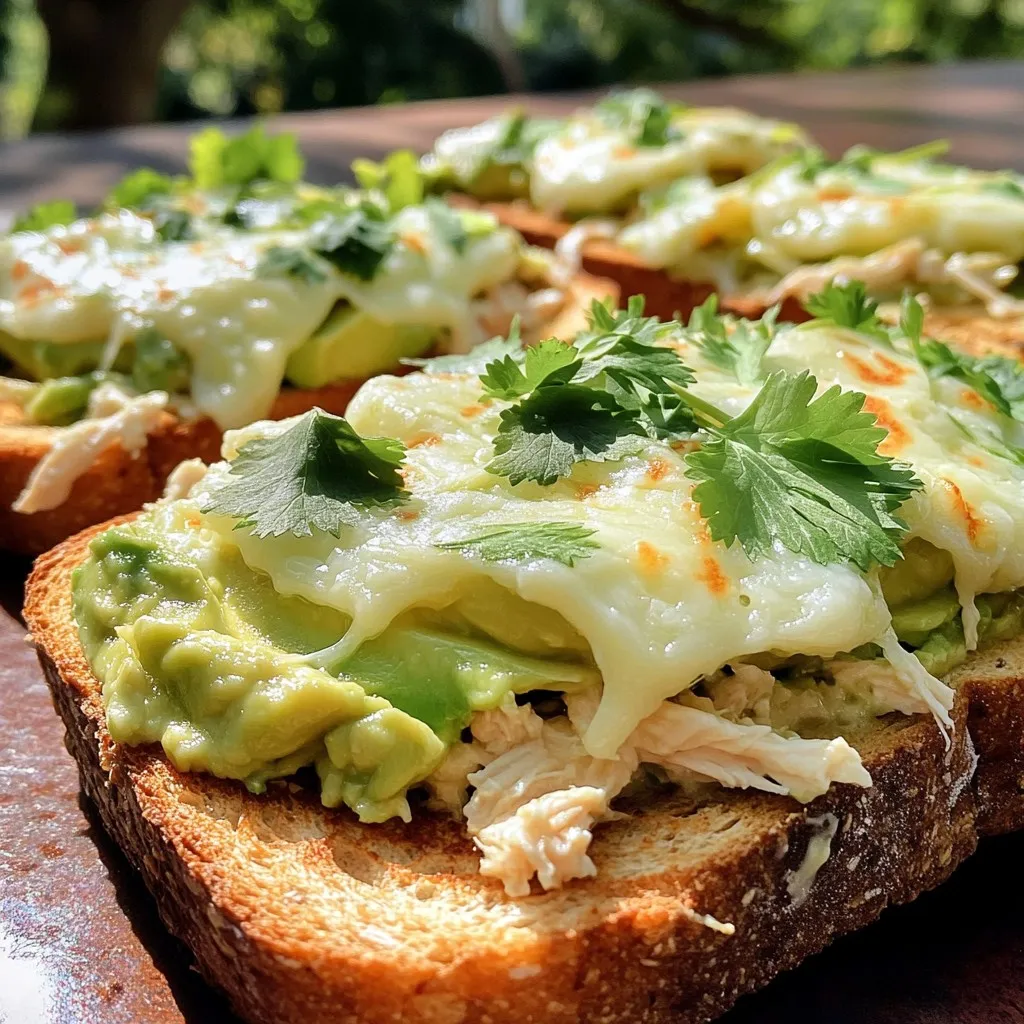 Chicken Avocado Melt Simple and Flavorful Delight