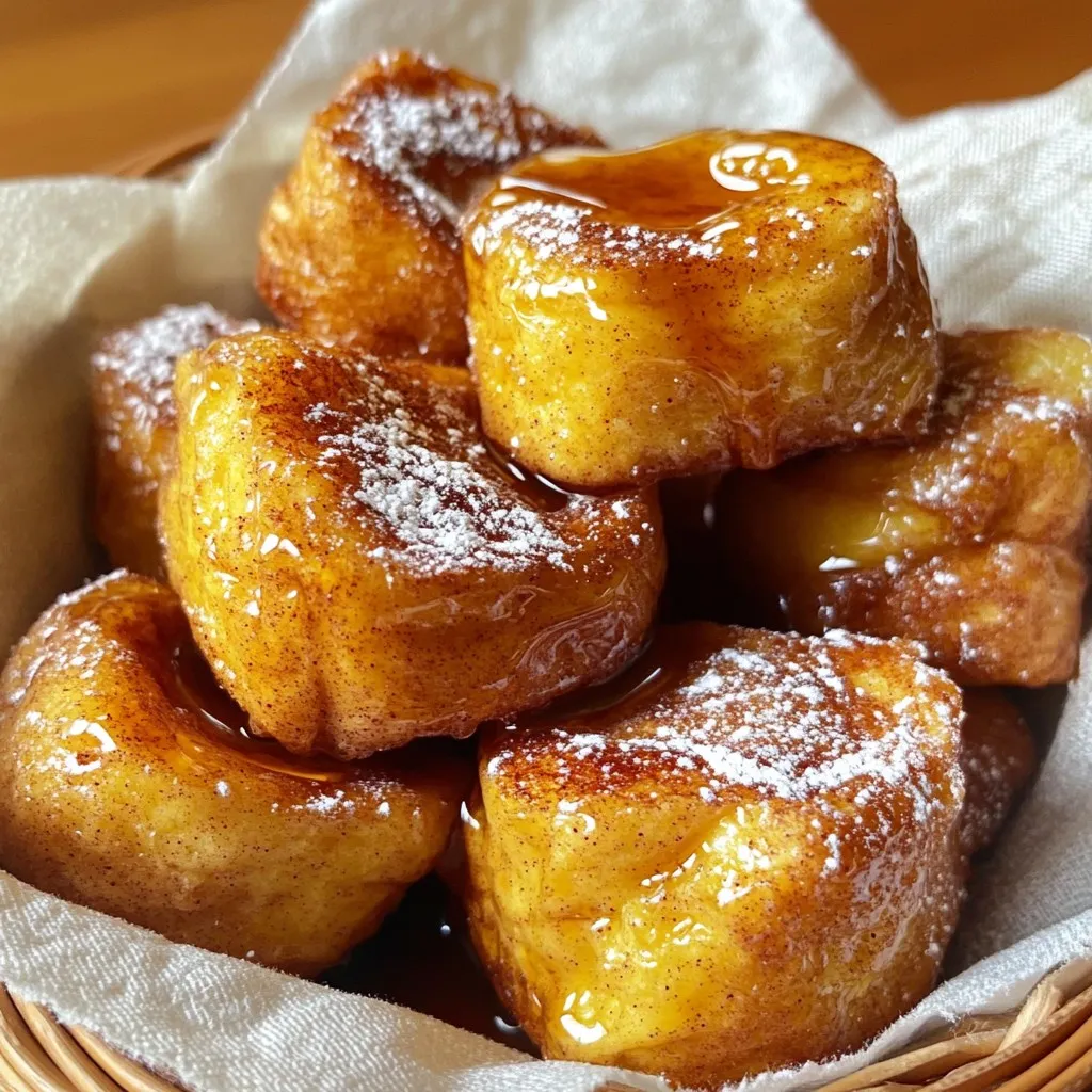 Cinnamon Roll French Toast Bites Quick and Easy Treat