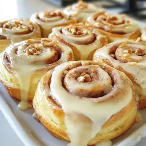 - 4 cups all-purpose flour, plus extra for dusting - 2 tablespoons granulated sugar - 1 packet (2 1/4 tsp) instant yeast - 1 teaspoon salt - 1 cup whole milk, warmed to about 110&deg;F (43&deg;C) - 1/4 cup unsalted butter, melted - 2 large eggs, at room temperature - 1 cup brown sugar, packed firmly - 2 tablespoons ground cinnamon - 1/4 cup unsalted butter, softened - 1 cup powdered sugar - 2 tablespoons cream cheese, softened - 2-3 tablespoons milk (to adjust icing consistency) - Optional: Chopped nuts or raisins for added texture To make homemade cinnamon rolls, you need key ingredients. The dry ingredients are the base. You will use all-purpose flour, granulated sugar, instant yeast, and salt. These help the rolls rise and give them texture. Next, we have the wet ingredients. Whole milk, melted butter, and large eggs create a rich dough. Warm the milk to help the yeast work its magic. Finally, the filling and icing add flavor. Brown sugar and ground cinnamon create a sweet mix. Softened butter spreads easily on the dough. For the icing, you will blend powdered sugar and cream cheese. Add milk to make it creamy. Optional toppings like chopped nuts or raisins can add a fun twist. These ingredients work together to create soft, flavorful rolls that everyone will love. {{ingredient_image_2}} - In a large bowl, combine 2 cups of all-purpose flour, granulated sugar, instant yeast, and salt. Whisk these dry ingredients well. - In another bowl, whisk together the warmed milk, melted butter, and eggs. Make sure the milk is warm but not hot. - Gradually pour the milk mixture into the flour blend. Use a spatula to mix until combined. - Add the remaining flour, half a cup at a time. Stir until you form a soft dough that is not sticky. - Turn the dough onto a lightly floured surface. Knead it gently for about five minutes. The dough should become smooth and elastic. - Transfer the dough to a greased bowl. Cover it with a clean towel. Let it rise in a warm place for about one hour. The dough should double in size. - Once the dough has risen, gently punch it down to release air. Roll it out on a floured surface into a rectangle, about a quarter-inch thick. - Evenly spread softened butter over the rolled-out dough. Make sure to cover it completely. - In a small bowl, mix packed brown sugar and ground cinnamon. Sprinkle this mixture evenly over the buttered dough. If you like, add chopped nuts or raisins on top. - Starting from the long edge, roll the dough tightly into a log. Use a sharp knife to cut the log into 12 equal pieces. - Arrange the rolls in a greased baking dish. Cover with a towel and let them rise again for about 30 minutes. - While they rise, preheat your oven to 350&deg;F (175&deg;C). Bake the cinnamon rolls for 25 to 30 minutes. They should turn golden brown on top. - In a bowl, mix powdered sugar, softened cream cheese, and milk. Blend until smooth. If needed, add more milk to adjust the icing consistency. How do I ensure proper yeast activation? To activate yeast, warm the milk to about 110&deg;F (43&deg;C). Mix it with sugar and yeast. Let it sit for 5-10 minutes. You should see bubbles forming. This shows the yeast is alive and ready to work its magic. How do I knead the dough properly? Kneading is key for soft rolls. Turn the dough onto a floured surface. Press down and fold over. Rotate the dough a quarter turn and repeat. Knead for about 5 minutes until the dough is smooth and elastic. This builds the gluten structure. How do I achieve the ideal golden-brown color? Baking at 350&deg;F (175&deg;C) gives the best results. Keep an eye on your rolls as they bake. They should become golden brown in about 25-30 minutes. The top should look inviting and slightly firm. How do I prevent over-browning? To avoid over-browning, cover the rolls with foil if they darken too fast. This will let them bake evenly without burning. Check the rolls about 20 minutes in to see if they need covering. What are some serving suggestions for a beautiful display? Serve your warm cinnamon rolls on a large, decorative platter. Drizzle icing over them generously. For added beauty, sprinkle a bit of cinnamon or some chopped nuts on top. How can I add decorative touches? For a fun twist, add chopped nuts or raisins to the filling. You can also use a piping bag to create swirls with the icing on top. This makes your homemade cinnamon rolls look even more tempting. Pro Tips Proof Your Yeast: Always check the expiration date on your yeast. To ensure it's active, dissolve a teaspoon of sugar in warm water, add the yeast, and wait for bubbles to form. If it doesn&rsquo;t foam, your yeast may be inactive. Room Temperature Ingredients: For the best texture, make sure your eggs and butter are at room temperature when mixing. This helps to create a smoother dough and ensures even rising. Don&rsquo;t Overwork the Dough: Knead the dough just until it&rsquo;s smooth and elastic. Over-kneading can lead to tough rolls, so stop as soon as you achieve the right texture. Cool Before Icing: Allow the cinnamon rolls to cool for at least 10 minutes before applying the icing. If they are too hot, the icing will melt and lose its lovely drizzling effect. {{image_4}} To make gluten-free cinnamon rolls, you can use gluten-free all-purpose flour. Brands like Bob's Red Mill or King Arthur Flour work well. Make sure the flour has a binding agent, like xanthan gum. You may need to adjust the liquid. Gluten-free flour absorbs more moisture. Start with a bit more milk, about 1/4 cup extra, if the dough feels too dry. Mix the dough until just combined. Over-mixing can make it tough. For vegan cinnamon rolls, swap the dairy for plant-based options. Use almond milk or oat milk instead of whole milk. For butter, coconut oil or vegan butter works great. Replace eggs with flaxseed meal. Mix 1 tablespoon of flaxseed meal with 2.5 tablespoons of water. Let it sit for five minutes. This mix helps bind the dough, but it can change the texture slightly. You may not get as much rise, but the rolls will still be soft. You can add fun flavors to your cinnamon rolls. Try mixing in chocolate chips or chopped nuts for a crunchy bite. Dried fruits like raisins or cranberries add a sweet twist. You can spice up the filling too. Instead of just cinnamon, add nutmeg or cardamom. You can even use cocoa powder for a chocolate filling. These changes keep the recipe fresh and exciting each time you make it. To keep your leftover cinnamon rolls fresh, store them at room temperature in an airtight container. This helps maintain their soft texture. If you plan to eat them within a couple of days, this method works well. If you need to keep them longer, refrigeration is a good option. Place them in the fridge, but be aware that this can make them a bit firmer. When you want to enjoy your cinnamon rolls again, reheating is key. For the best results, use the oven. Preheat it to 350&deg;F (175&deg;C) and wrap the rolls in aluminum foil. Bake for about 10-15 minutes. This method keeps them soft and warm. If you&rsquo;re in a hurry, you can also use the microwave. Heat them for about 10-15 seconds. However, this may make them slightly less soft than the oven. You can freeze cinnamon rolls both before and after baking. To freeze before baking, cut the rolls and place them on a baking sheet. Freeze until solid, then transfer to a freezer bag. When you're ready to bake them, let them thaw in the fridge overnight, then follow the second rise and baking steps. If freezing after baking, let the rolls cool completely first. Wrap them tightly in plastic wrap, then foil. Thaw at room temperature, and reheat using the oven or microwave. This way, you can enjoy warm treats anytime! To keep your cinnamon rolls soft, store them in an airtight container. This helps trap moisture. You can also place a slice of bread in the container. The bread keeps the rolls moist. If you want to warm them up, use a microwave. Heat them for about 10-15 seconds. Yes, you can prep cinnamon rolls ahead of time. Make the dough and let it rise. After the first rise, shape the rolls. Place them in a greased dish and cover them. You can store them in the fridge overnight. In the morning, let them come to room temp. Then, bake as usual. If you want an alternative to cream cheese, use Greek yogurt. It gives a nice tangy flavor. You can also use mascarpone cheese for a rich taste. Another option is to mix powdered sugar with milk and vanilla. This will create a simple glaze that is still delicious. To check if your rolls are done, look for a golden-brown color on top. They should also feel firm to the touch. If you tap the bottom, it should sound hollow. Use a toothpick to test the center. If it comes out clean, your rolls are ready! You now have everything you need to make delicious cinnamon rolls. We covered the key ingredients, from dry items like flour and sugar to wet ingredients such as milk and butter. The step-by-step guide takes you from mixing dough to adding your filling and icing. Don't forget the tips for perfecting your dough and baking! You can even explore variations for dietary needs. Enjoy the sweet rewards of your work and share these treats with others! Happy baking!